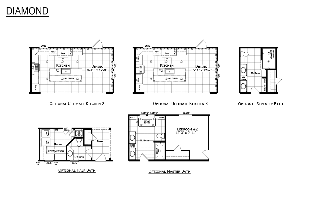 Diamond Sectional / The Fillmore 2868244 by Dutro Mobile Homes